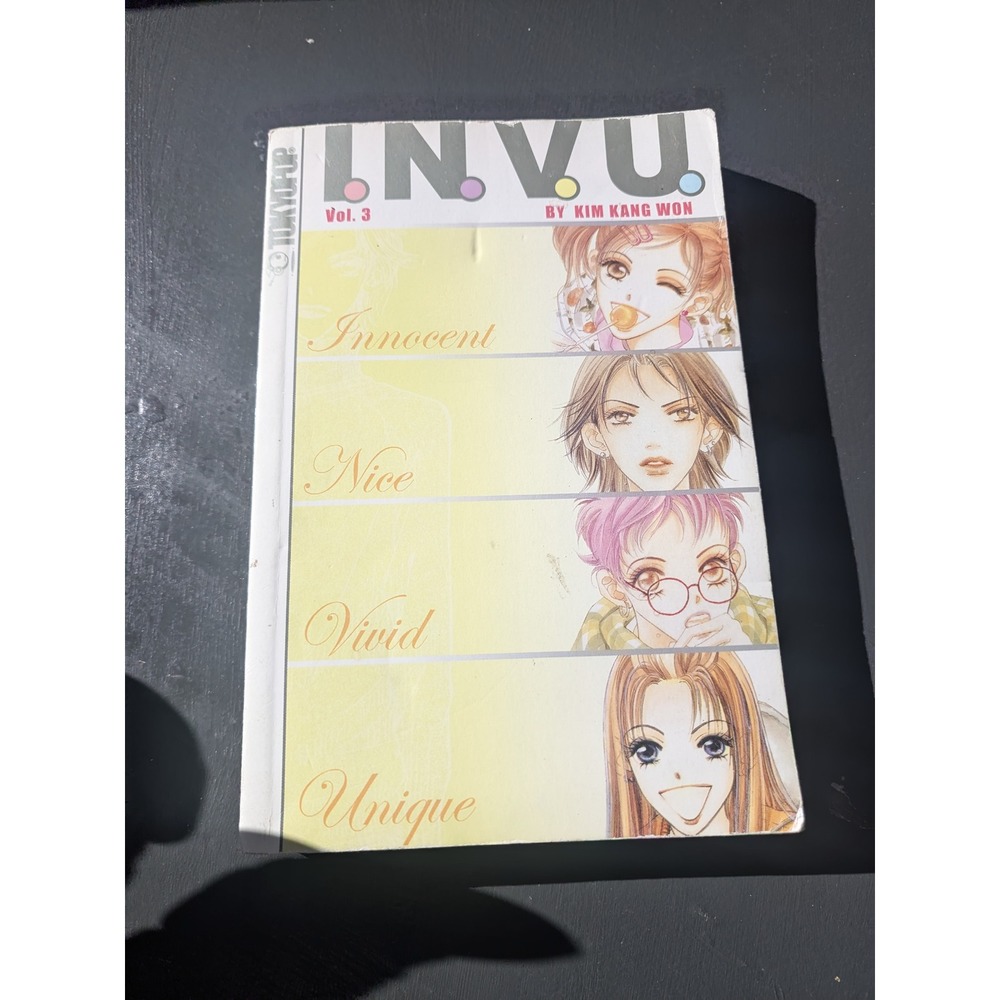 INVU Vol 3‎ By Kim Kang Won Manga Book Innocent Nice Vivid Unique